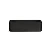 Cal-Mil 24002-10-13 Hudson 10in x 10in x 3"H Black Melamine Bowl - 3 Each 