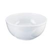 Cal-Mil 3343-10-15W 10.75in Dia. x 5"H White Melamine 120oz Bowl - 3 Each 