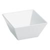 Cal-Mil SR261 Sierra 8inx 8in x 5"H White Melamine 2qt Square Bowl- 3 Each 