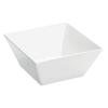 Cal-Mil SR262 Sierra 10inx 10inx 5"H White Melamine 4qt Square Bowl-3 Each 