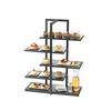 Cal-Mil 3303-96 One by One 28.5in x 13.5in x 36.5"H 5-Tier Display Stand 