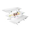Cal-Mil SR1033-39 18in x 23in x 12"H Platinum 3-Tier Display Stand 