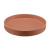 Cal-Mil 22017-10-109 Hudson 10in Dia. x 1.5"H Terracotta Melamine Plate - 6 Each 