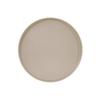 Cal-Mil 22017-10-125 Hudson 10in Dia. x 1.5"H Taupe Melamine Plate - 6 Each 