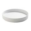 Cal-Mil 22017-10-15 Hudson 10in Dia. x 1.5"H White Melamine Plate - 6 Each 