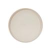 Cal-Mil 22017-12-103 Hudson 12in Dia. x 1.5"H Ivory Melamine Plate - 6 Each 