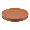 Cal-Mil 22017-12-109 Hudson 12in Dia. x 1.5"H Terracotta Melamine Plate - 6 Each 