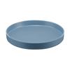 Cal-Mil 22017-12-111 12in Dia. x 1.5"H Stone Blue Melamine Plate - 6 Each 