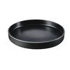 Cal-Mil 22017-12-13 Hudson 12in Dia. x 1.5"H Black Melamine Plate - 6 Each 