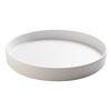 Cal-Mil 22017-12-15 Hudson 12in Dia. x 1.5"H White Melamine Plate - 6 Each 