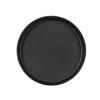 Cal-Mil 22017-6-13 Hudson 6in Dia. x 1.5"H Black Melamine Plate - 6 Each 