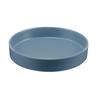 Cal-Mil 22017-8-111 8.2in Dia. x 1.5"H Stone Blue Melamine Plate - 6 Each 