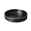 Cal-Mil 22017-8-13 Hudson 8.25in Dia. x 1.5"H Black Melamine Plate - 6 Each 
