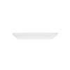 Cal-Mil 24201-117-15 11in x 7in x 1.37"H White Melamine Plate - 6 Each 