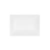 Cal-Mil 24201-57-15 5in x 7in x 1.37"H White Melamine Plate - 6 Each 