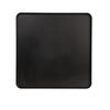 Cal-Mil 22025-14-13 Hudson 14in x 14in Black Melamine Low Rim Plate - 6 Each 