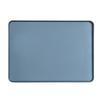 Cal-Mil 22025-1813-111 Hudson 18in x 13in Stone Blue Melamine Low Rim Plate - 6 Each 