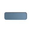Cal-Mil 22025-412-111 Hudson 13in x 4in Stone Blue Melamine Low Rim Plate - 6 Each 