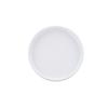 Cal-Mil 22026-6-15 Hudson 6in Dia. x 1"H White Melamine Low Rim Plate - 6 Each 
