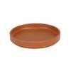 Cal-Mil 22026-8-109 Hudson 8.25in Dia. Terracotta Melamine Low Rim Plate - 6 Each 