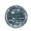 Cal-Mil 22351-10-119 Reactive 10in Dia. Glossy Blue Melamine Coupe Plate - 6 Each 