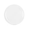 Cal-Mil 22351-10-15 Blanca 10in Dia. Glossy White Melamine Coupe Plate - 6 Each 