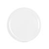 Cal-Mil 22351-7-15 Blanca 7in Dia. Glossy White Melamine Coupe Plate - 6 Each 
