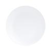 Cal-Mil 22390-11-15 Classic 11in Dia. Matte White Melamine Coupe Plate - 6 Each 