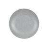 Cal-Mil 22390-9-121 Coronado 9in Dia. Matte Grey Melamine Coupe Plate - 6 Each 