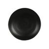 Cal-Mil 22390-9-13 Classic 9in Dia. Matte Black Melamine Coupe Plate - 6 Each 