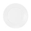 Cal-Mil 22446-7-15 Classic 7in Dia. x 0.75"H White Melamine Rimmed Plate 