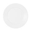 Cal-Mil 22446-9-15 Classic 9in Dia. x 0.75"H White Melamine Rimmed Plate 