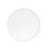Cal-Mil 24011-7-15 7in Dia. x 1"H Glossy White Melamine Rolled Rim Plate- 6 Each 