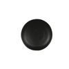 Cal-Mil 24031-7-13 7in Dia. x 0.8"H Black Melamine Hand Thrown Plate - 6 Each 