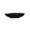 Cal-Mil 24052-4-13 Nomi 4in Dia. x 1"H Black Melamine Sauce Plate - 6 Each 