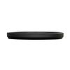 Cal-Mil 26107-14-13 Arista 14in Dia. Matte Black Melamine Raised Rim Plate 