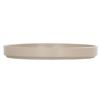 Cal-Mil 22026-10-125 Hudson 10.25in Dia. x 1"H Taupe Low Rim Plate - 6 Each 