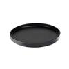 Cal-Mil 22026-10-13 Hudson 10.25in Dia. x 1"H Black Low Rim Plate - 6 Each 