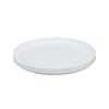 Cal-Mil 22026-10-15 Hudson 10.25in Dia. x 1"H White Low Rim Plate - 6 Each 