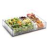 Cal-Mil 1395-12 Cater Choice 5in x 5in Clear Acrylic Square Tray 
