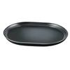 Cal-Mil 22018-13 Hudson 14in x 11.25in Black Melamine Platter - 6 Each 