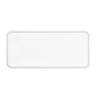 Cal-Mil 22025-613-15 Hudson 13in x 6in White Melamine Low Rim Plate - 6 Each 