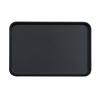 Cal-Mil 22025-96-13 Hudson 9in x 6in Black Melamine Raised Rim Platter - 6 Each 