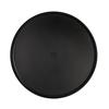 Cal-Mil 22026-16-13 Hudson 16in Dia. x 1"H Black Melamine Low Rim Platter- 6 Each 