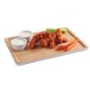Cal-Mil 22100-91 13in x 9in White Melamine Stackable Serving Tray - 3 Each 