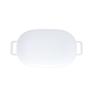Cal-Mil 22161-15 Sedona 23in x 11.4in White Melamine Serving Platter with Handles 