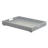 Cal-Mil 22347-83 Ashwood 22in x 17in Gray Oak Wood Room Service Tray - 3 Each 