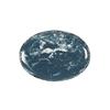 Cal-Mil 22352-11-119 Reactive 10.75in x 7.75in Glossy Blue Melamine Coupe Platter 