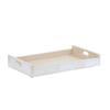 Cal-Mil 22454-1220-113 Newport 23.25in x 14.5in White-Washed Pine Wood Serving Tray 