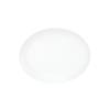 Cal-Mil 22458-1114-15 11in x 14in White Melamine Shallow Coupe Platter - 6 Each 